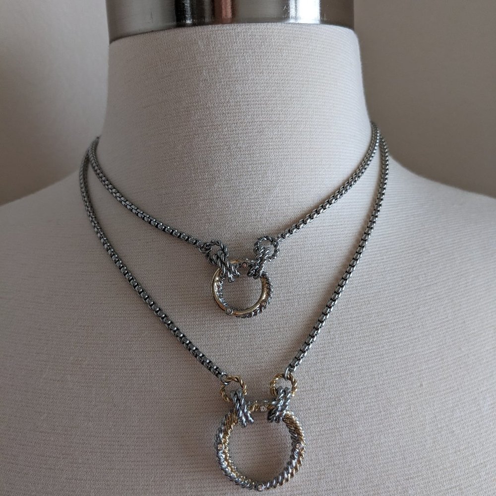 WHBM - OS - 2Tone Short/Separable Necklaces - Picture 7 of 7